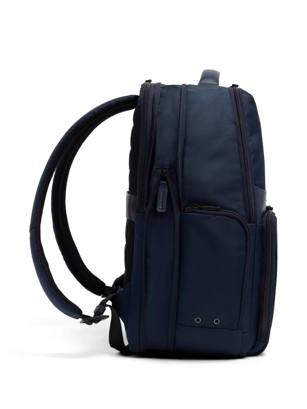 PIQUADRO Uitbreidbare laptop rugzak Blauw