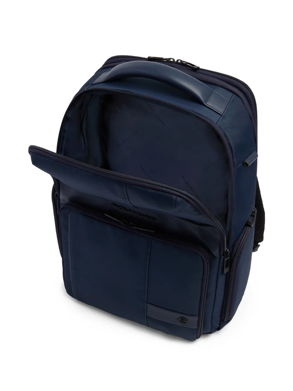 PIQUADRO Uitbreidbare laptop rugzak Blauw