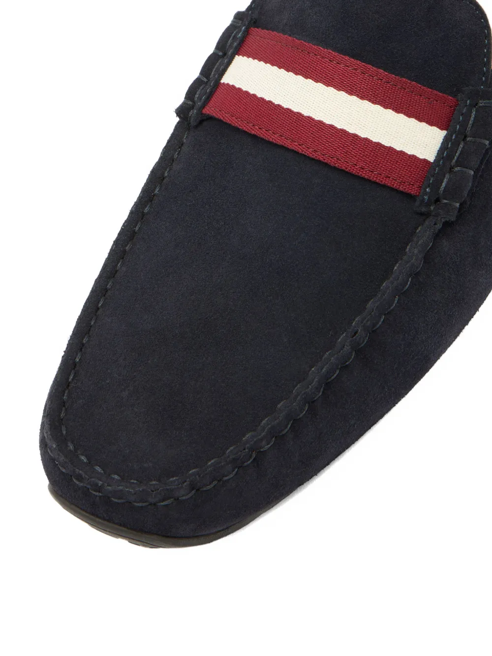 Bally Pilot stripe-detail loafers Blauw