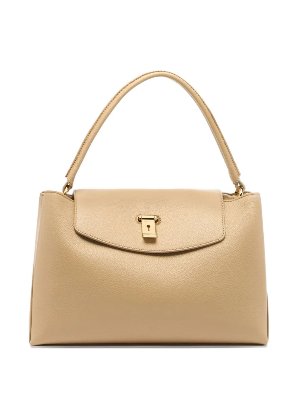 Bally Lock Me top handle shoulder bag - Toni neutri