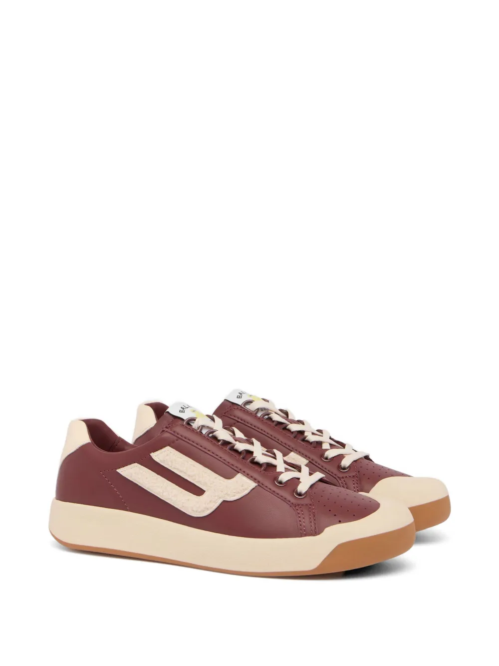 Bally Tennis Collection leather sneakers Rood