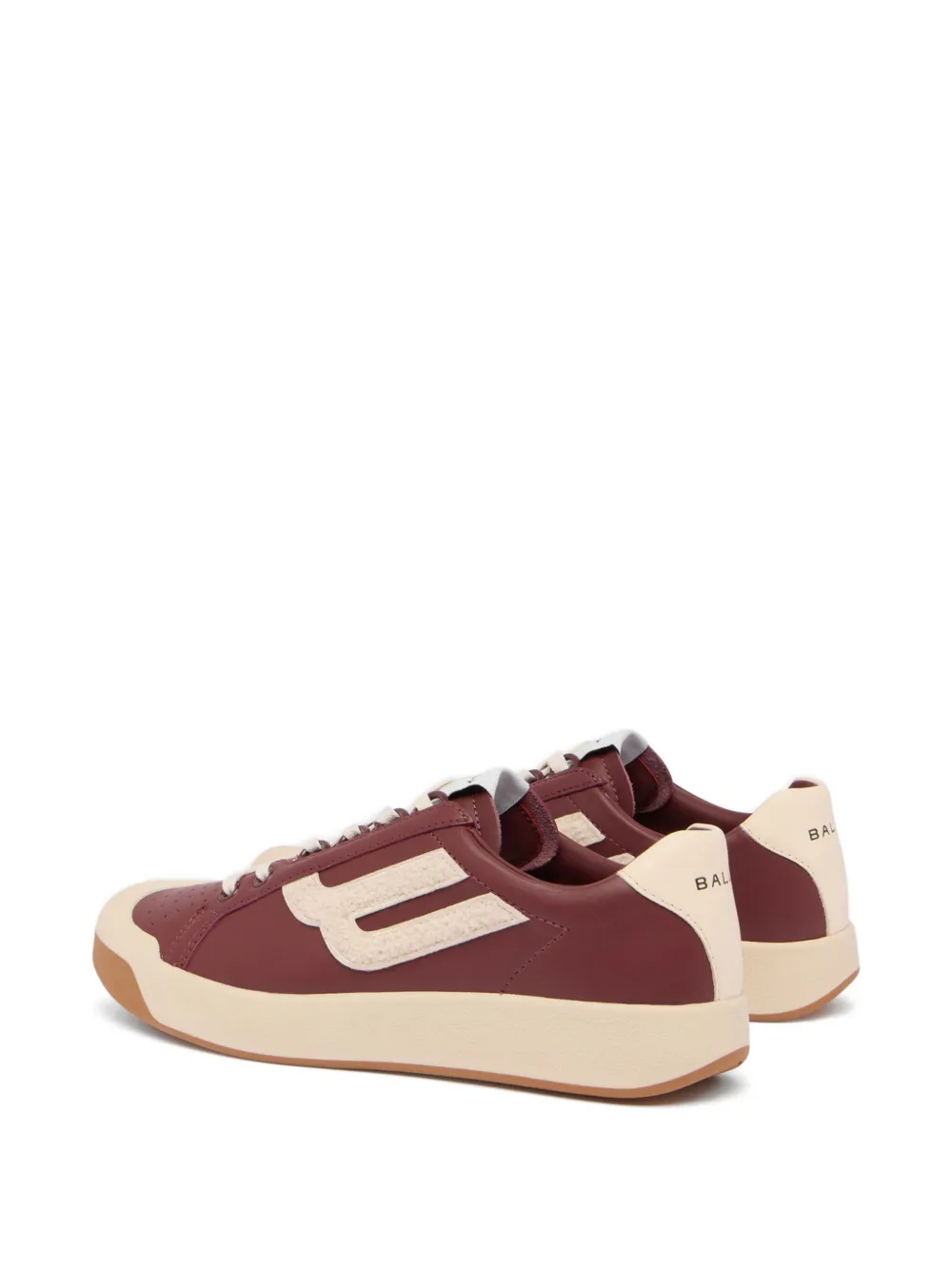 Bally Tennis Collection leather sneakers Rood