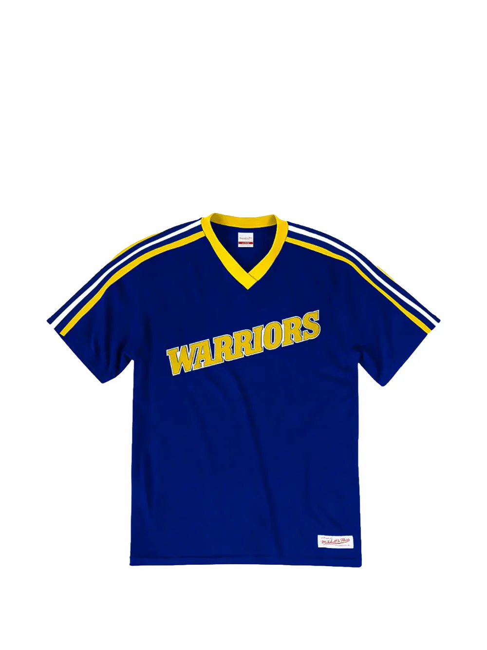Mitchell & Ness Golden State Warriors V-neck T-shirt - Blu