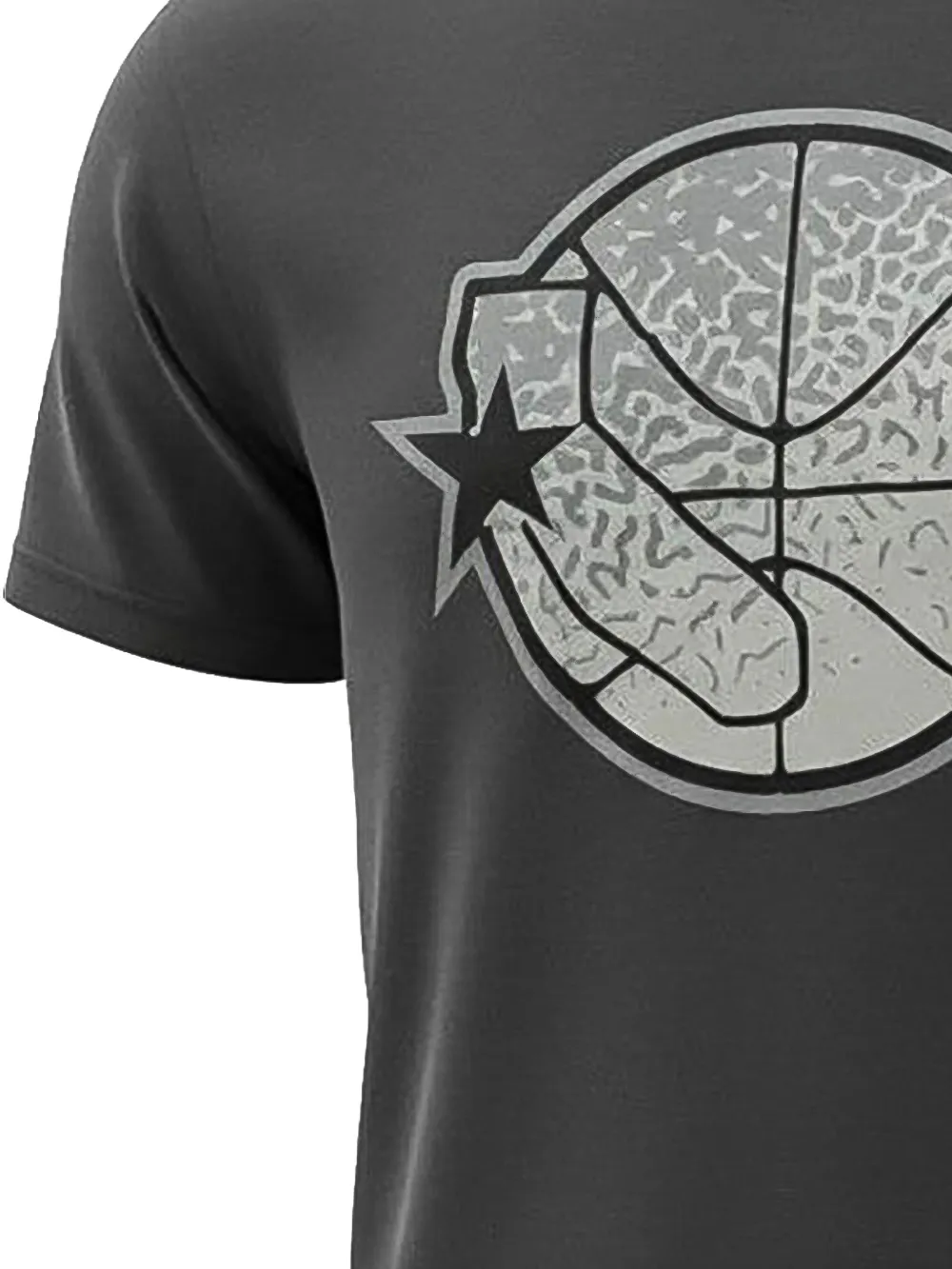 Mitchell & Ness NBA Golden State Warriors "Golden State Warriors Sneak" T-shirt Grijs
