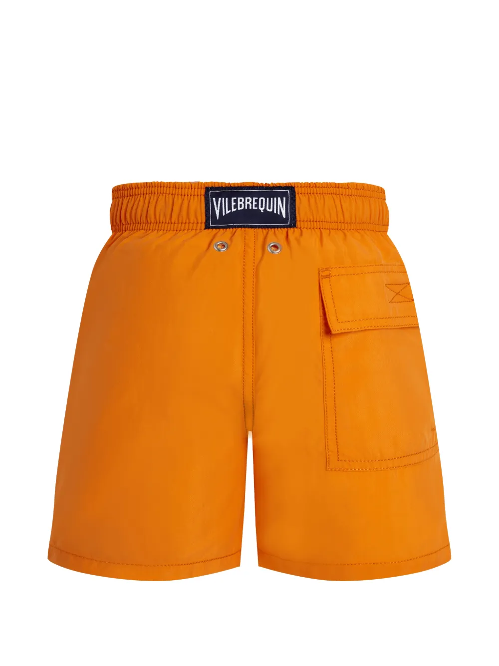 Vilebrequin Kids Zwembroek met elastische tailleband Oranje