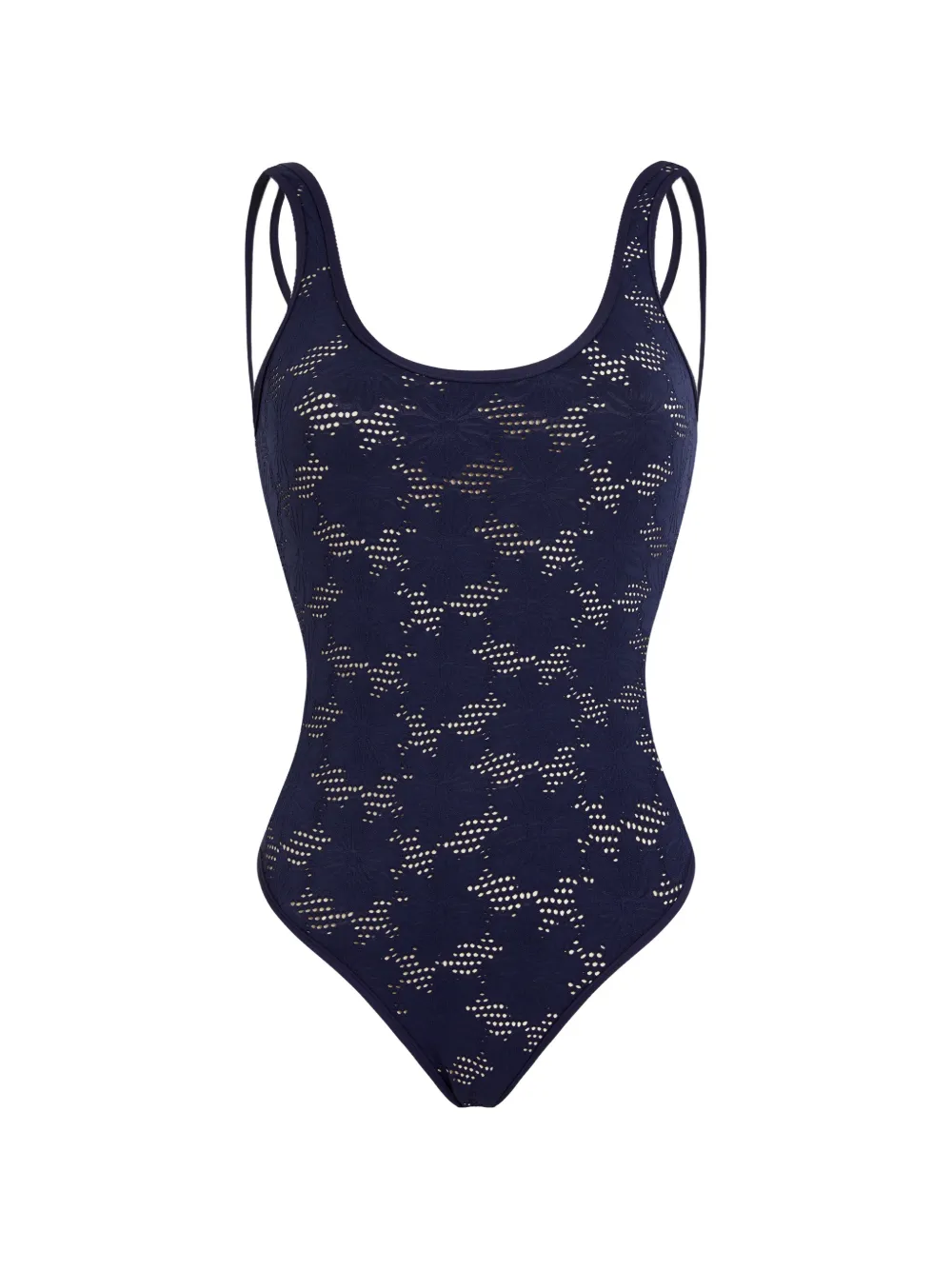 Vilebrequin logo-tag swimsuit - Blu