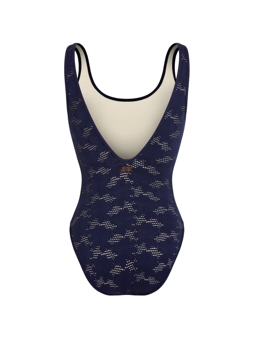 Vilebrequin Badpak met logo-label Blauw