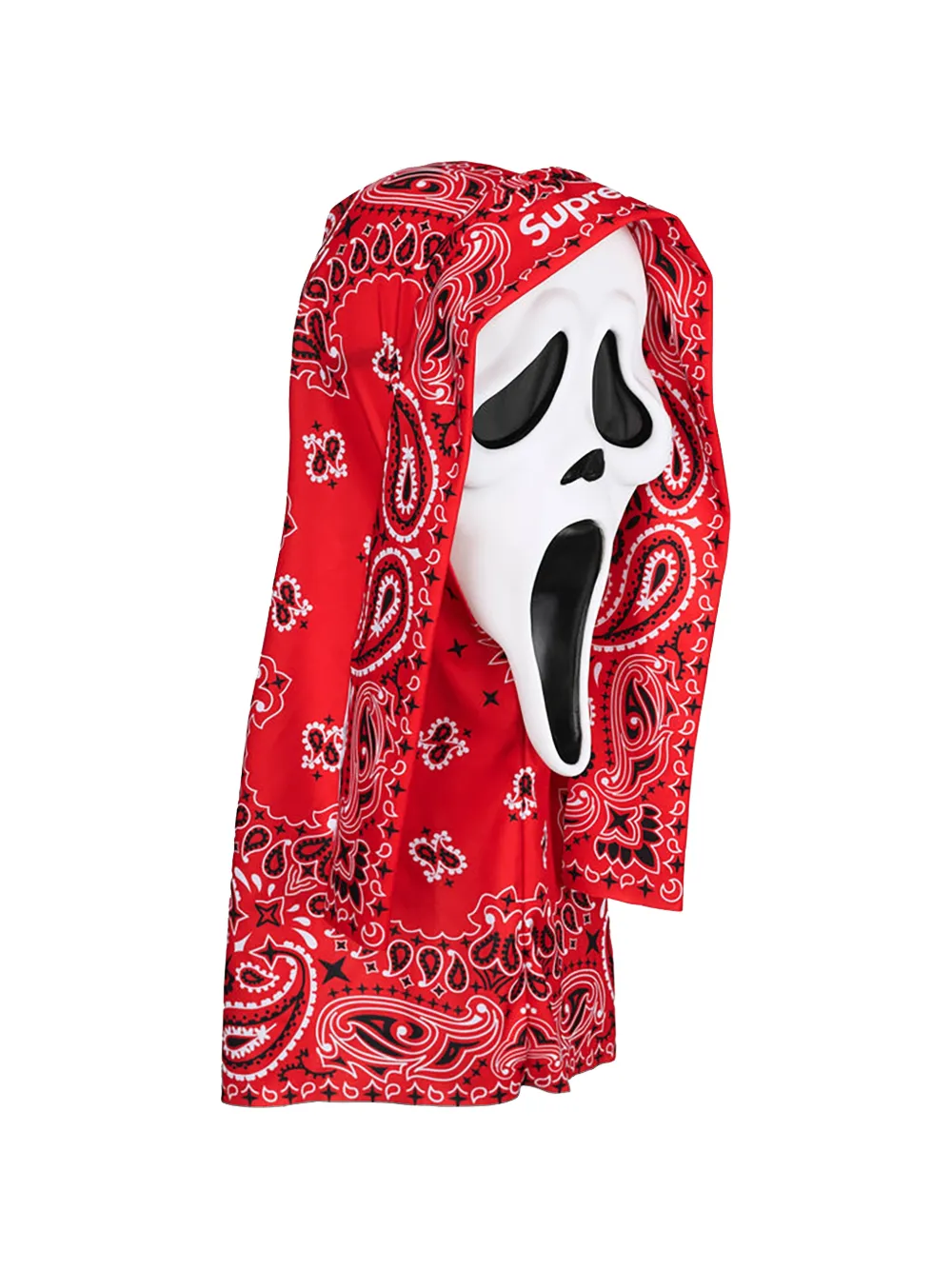 Supreme Ghostface masker met paisley-print Wit