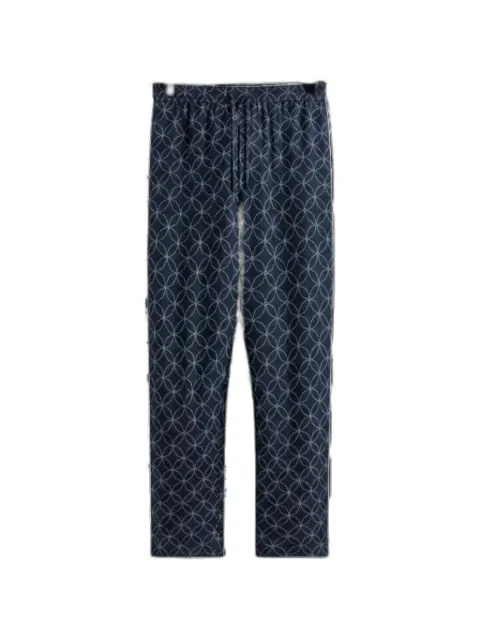 KITH Barrow geometric-stitch trousers