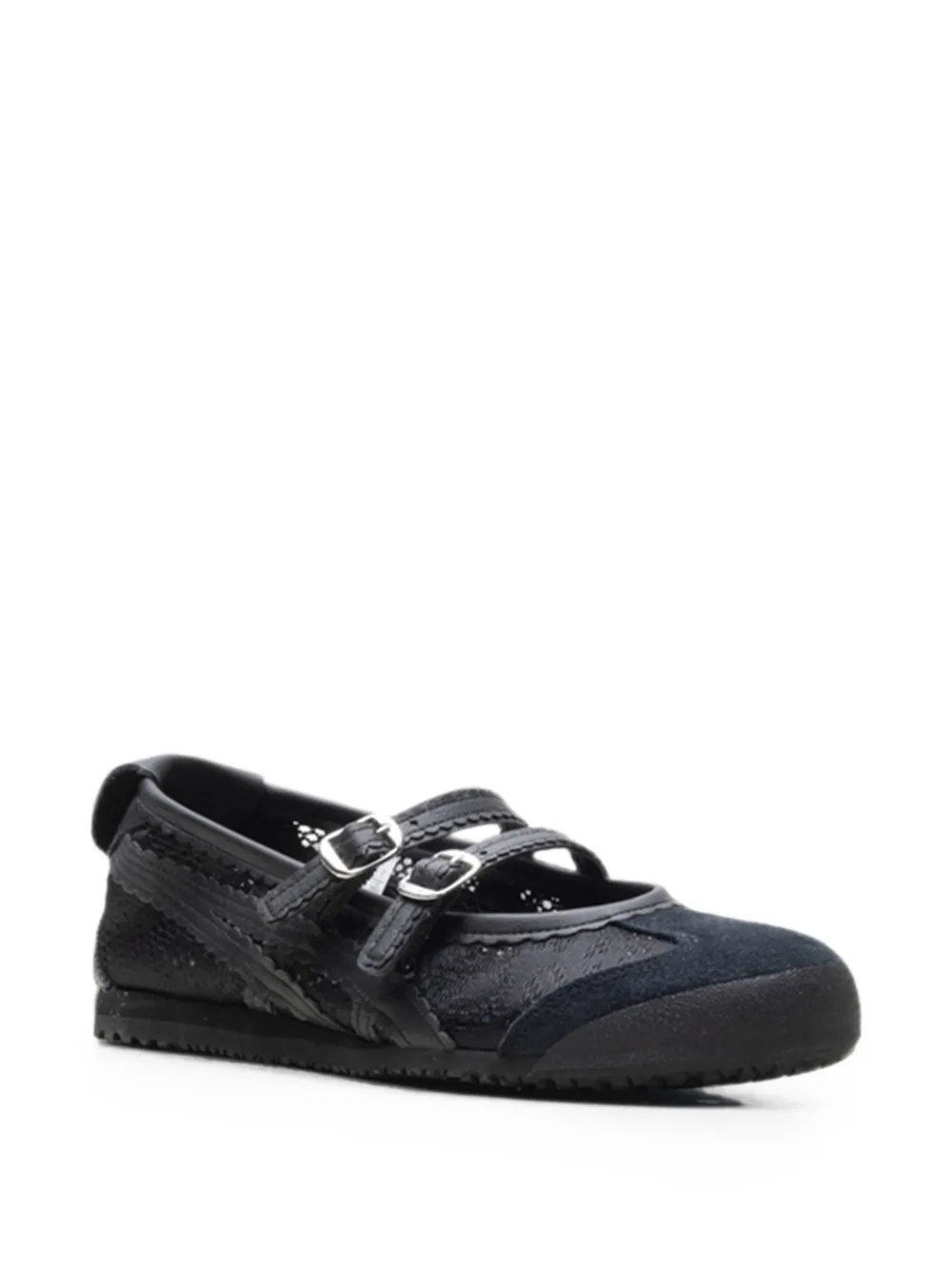 Onitsuka Tiger Mexico 66 buckle-fastening sneakers Zwart