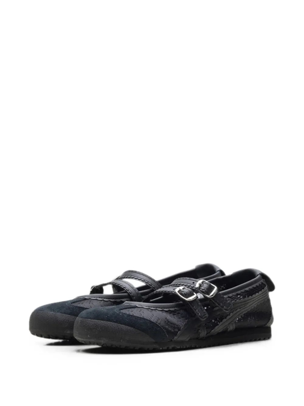 Onitsuka Tiger Mexico 66 buckle-fastening sneakers Zwart