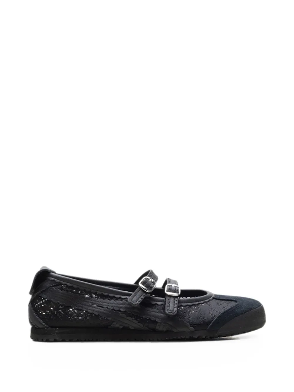 Onitsuka Tiger Mexico 66 Buckle-fastening Sneakers In Black