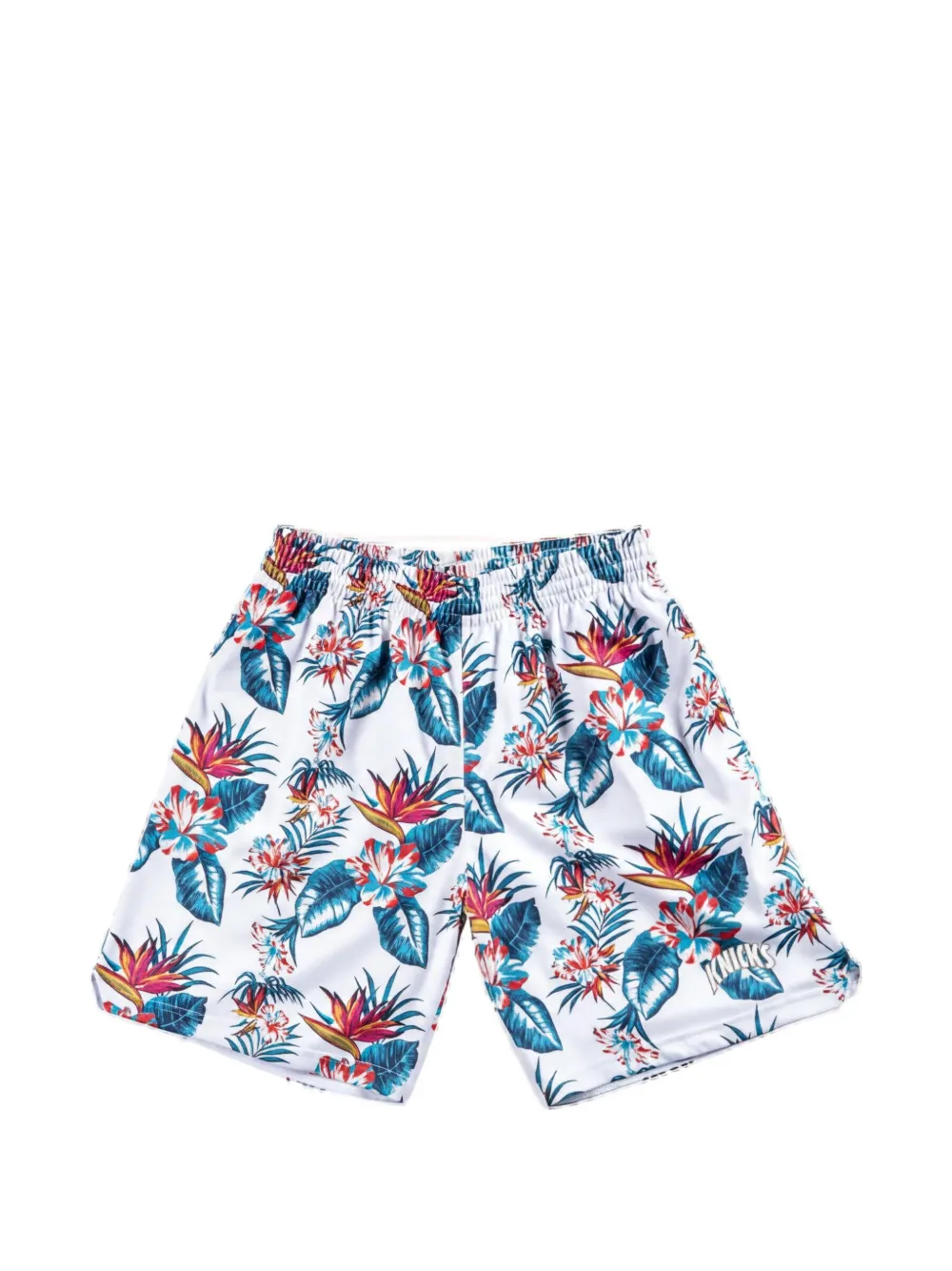 Mitchell & Ness x NBA 1991 New York Knicks Swingman floral-print shorts - Bianco