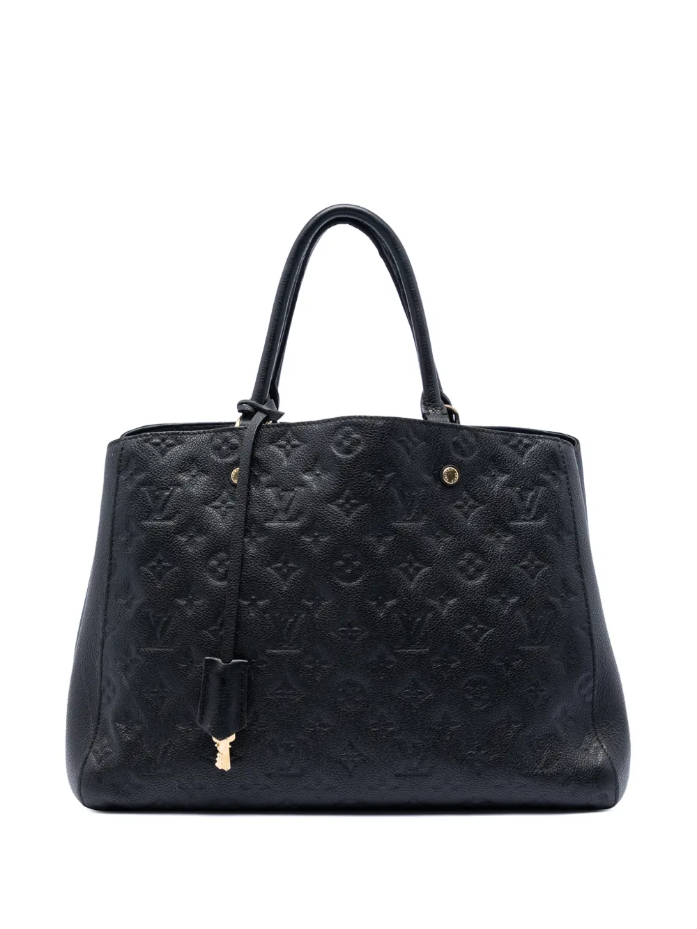 Louis Vuitton Pre-Owned 2014 Monogram Empreinte Montaigne GM satchel - Nero