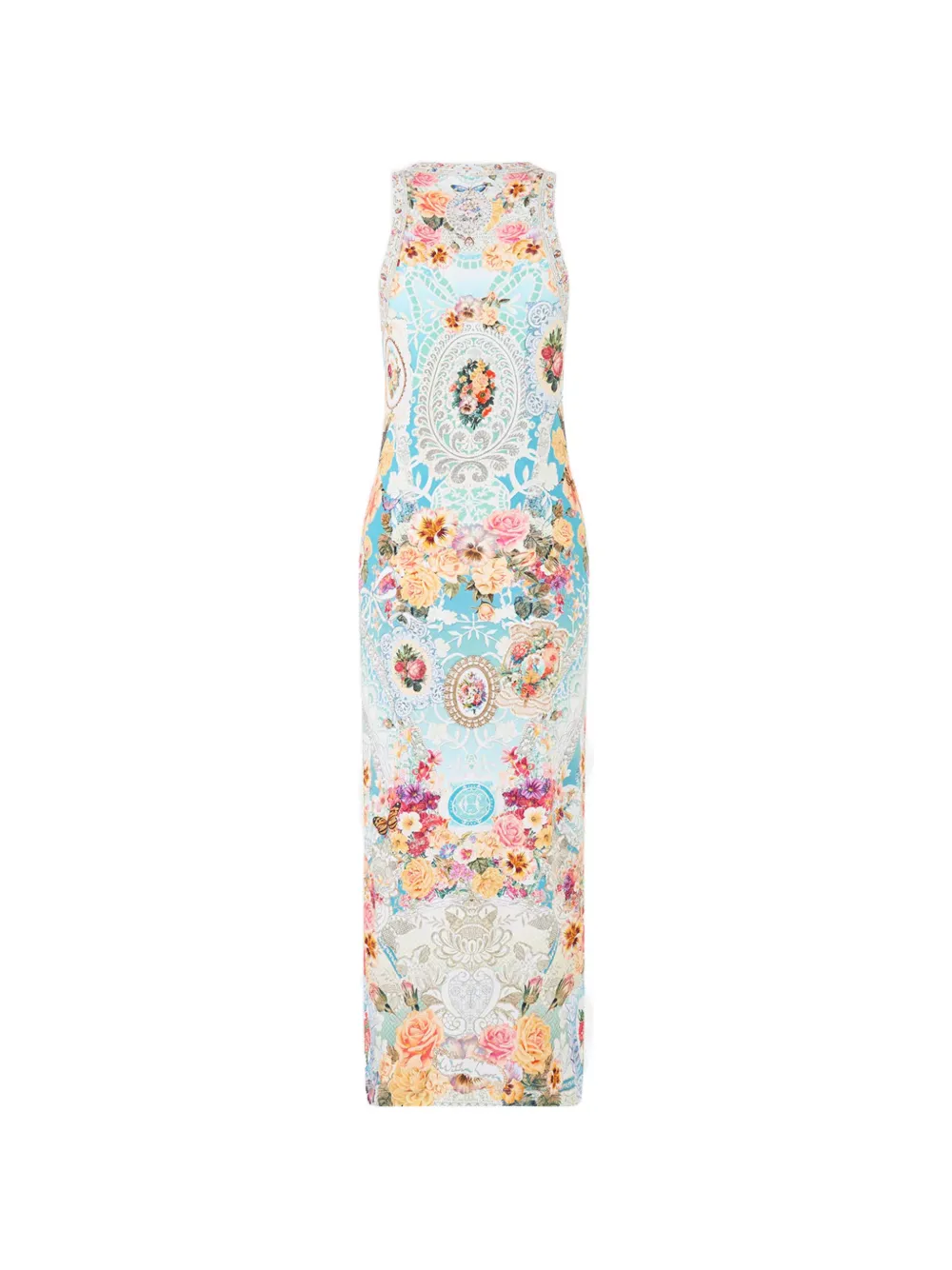 Camilla A Taste for Lace floral-print dress - Blue