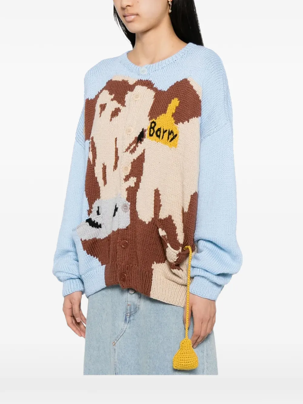 Sky High Farm Vest met knopen Blauw