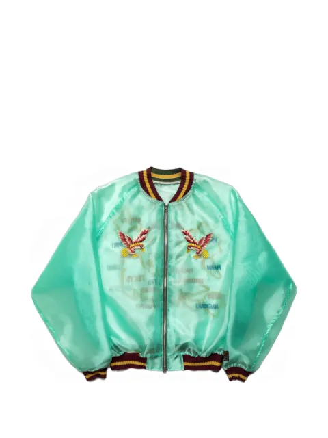 KAPITAL Sheer Pearl Souvenir Souvenir bomber jacket