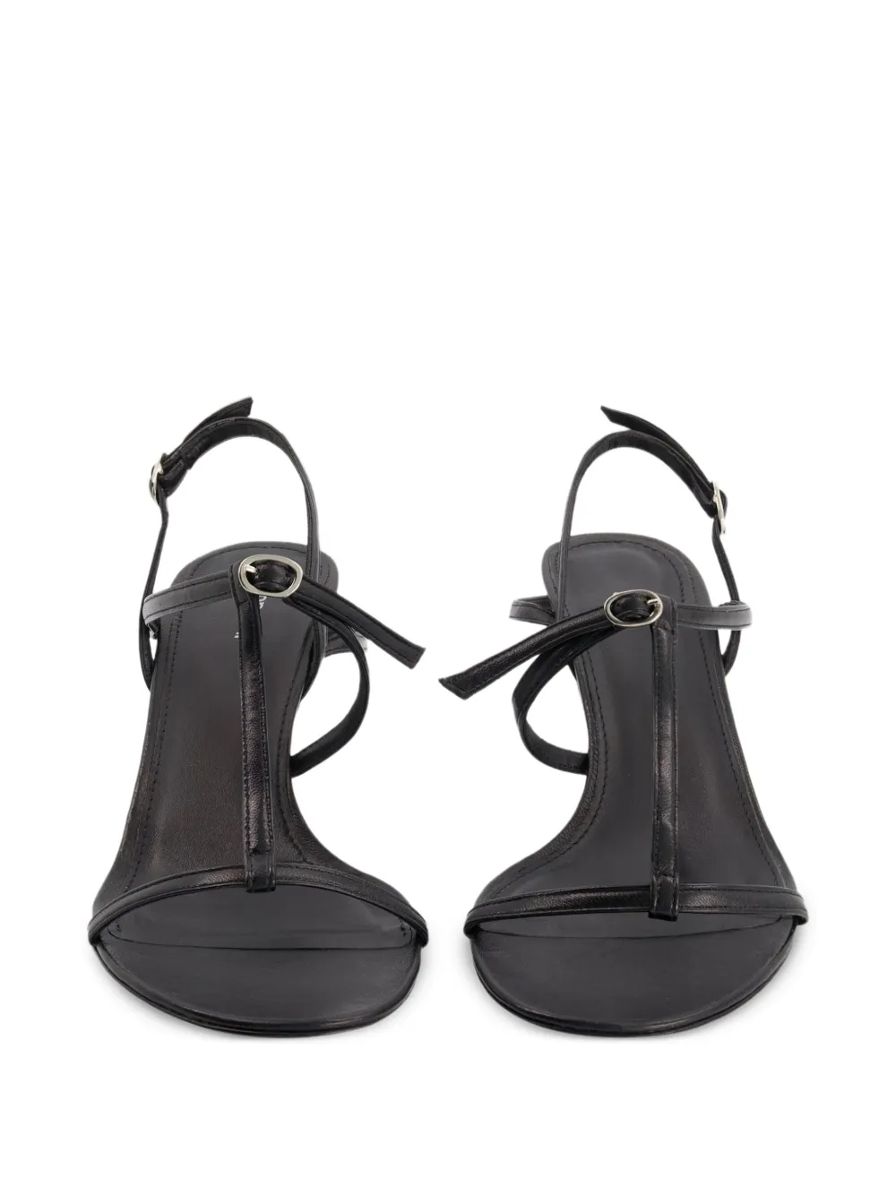 Coperni Floating leren sandalen met hak Zwart