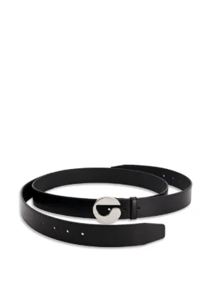 Jil Sander レザーベルト | ブラック | FARFETCH JP