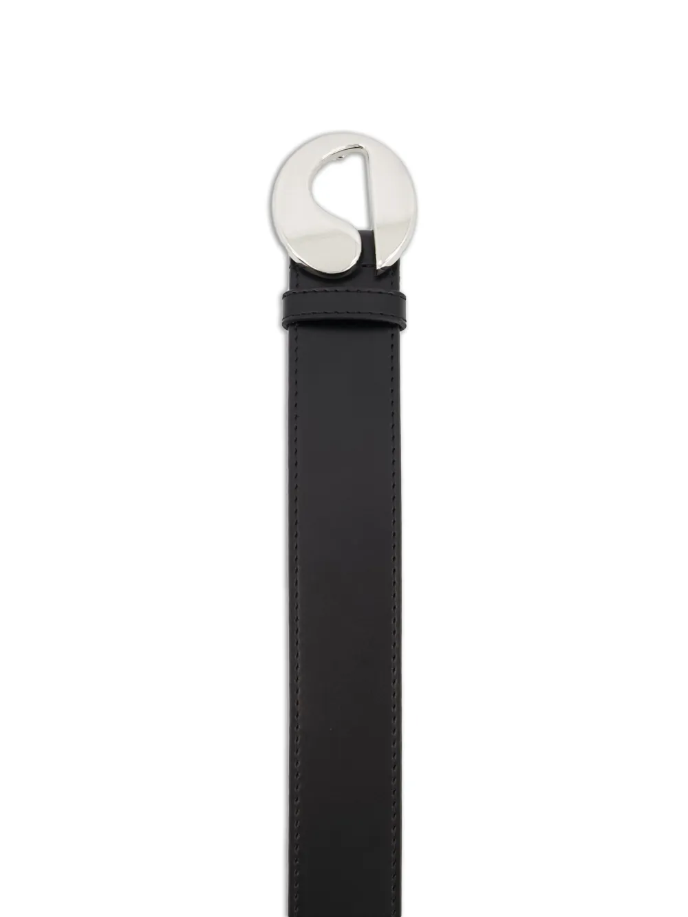 Coperni Infinity Logo-buckle Leather Belt in Black, view 2
