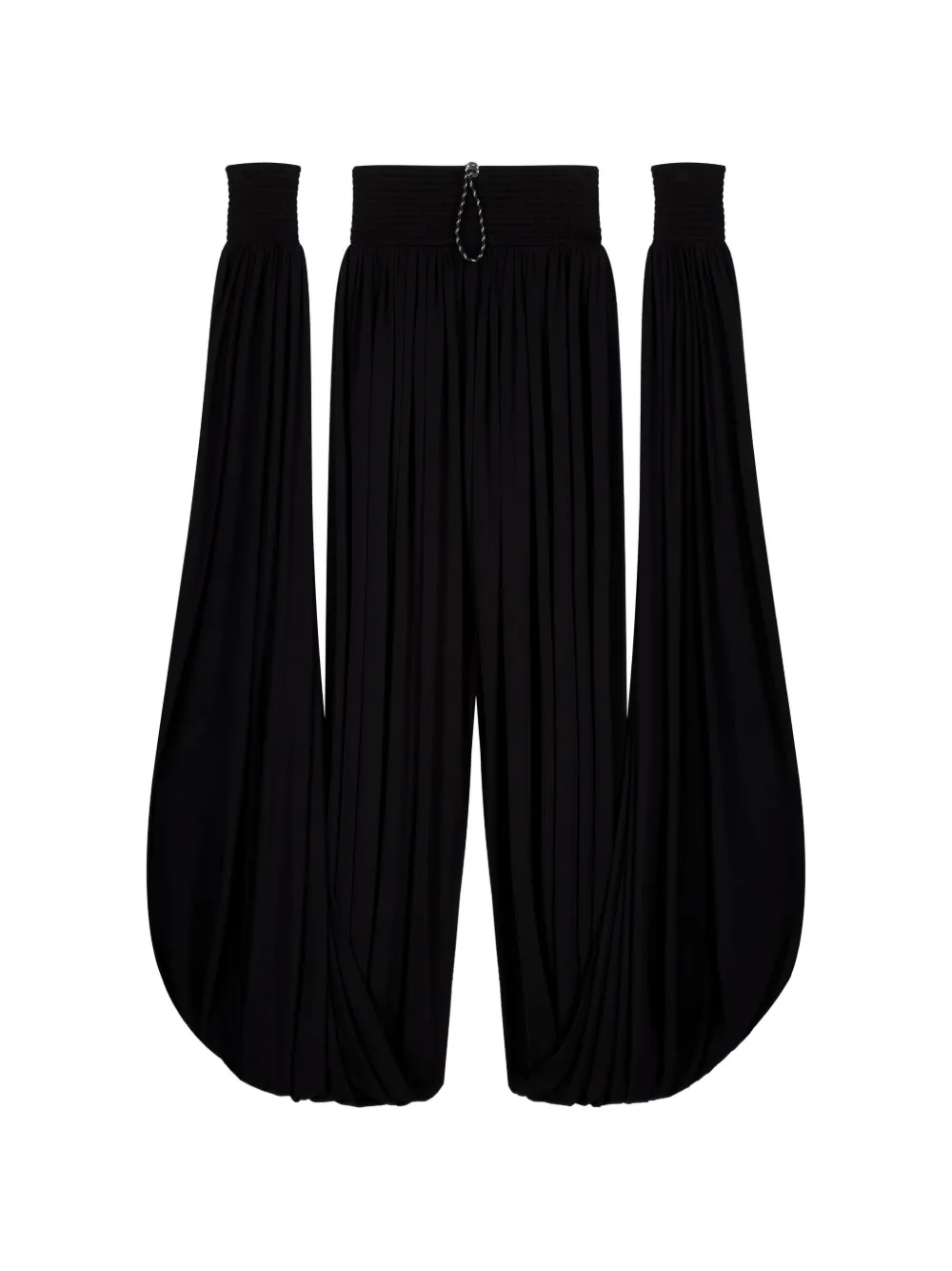 Coperni All In One off-shoulder smock maxi dress - Nero