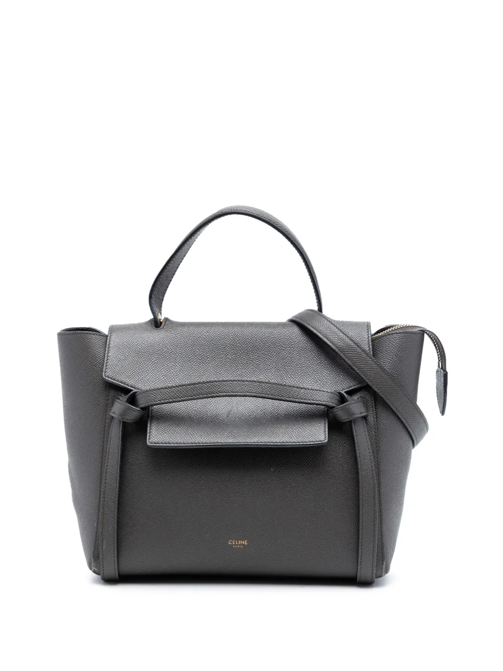 Celine Pre-Owned 2000-2025 Micro Grained Calfskin Belt Bag satchel - Grigio