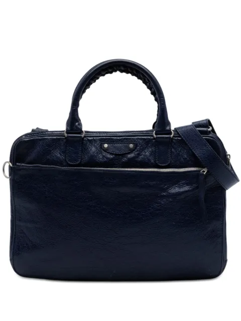 Balenciaga Pre-Owned 2013 Lambskin Motocross Giant 12 Briefcase business bag