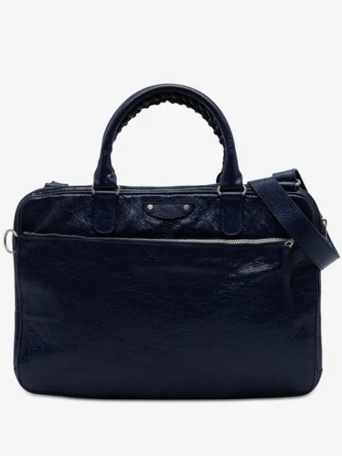 Balenciaga Pre-Owned 2013 ラムスキン モトクロス ジャイアント 12 ビジネスバッグ