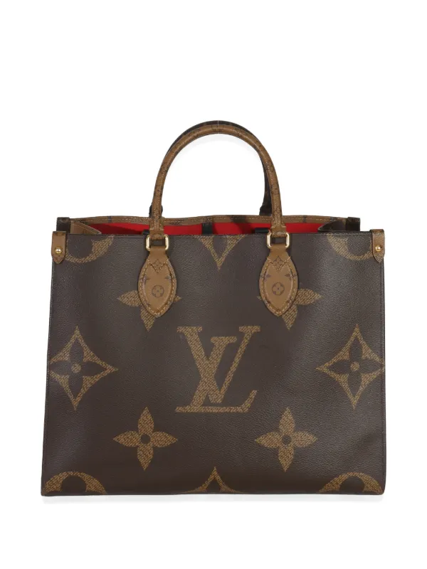 Louis Vuitton Pre-Owned MM OnTheGo Monogram Reverse Tote Bag