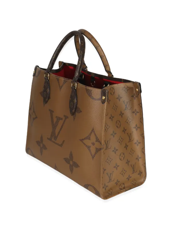 Louis Vuitton Pre-Owned MM OnTheGo Monogram Reverse Tote Bag