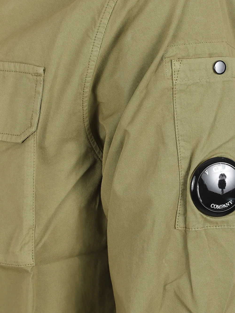 C.P. Company Overhemd met klepzak en Lens-detail Groen