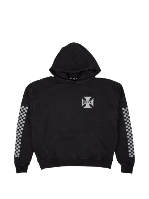 RHUDE logo-print hoodie