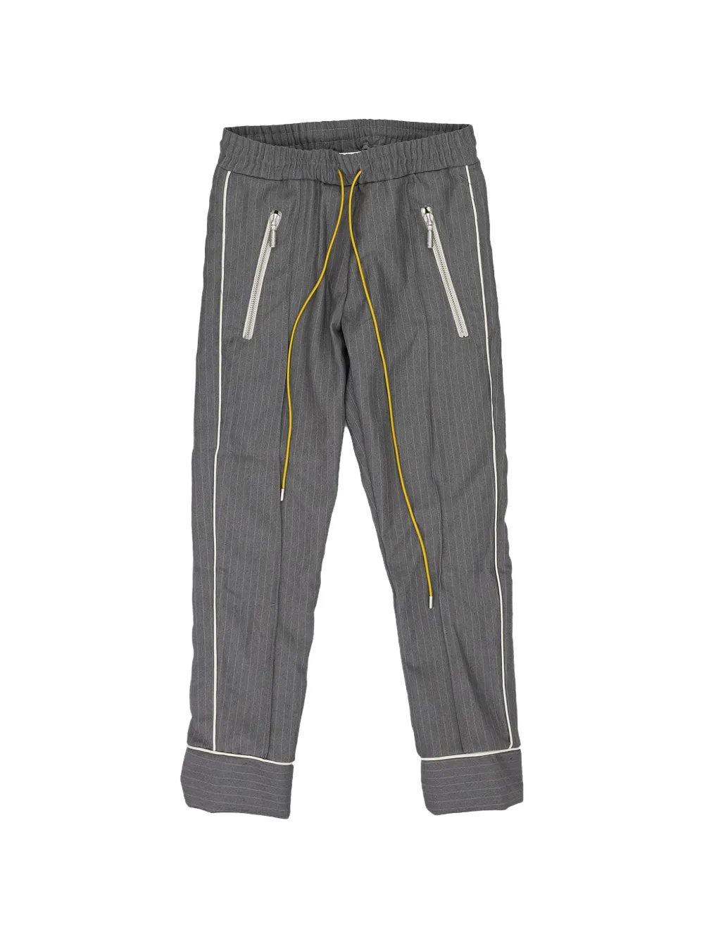RHUDE Smoking pinstriped track pants - Grigio