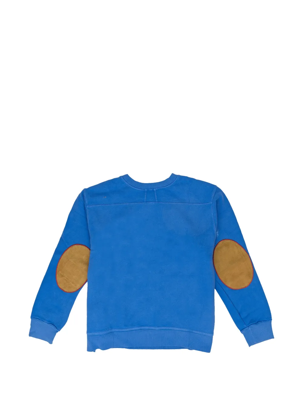 RHUDE Trui met elleboogpatch en logoprint Blauw