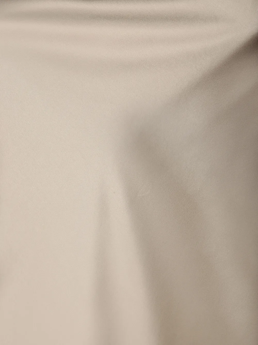 Blanca Vita Maxi-jurk met gedrapeerde achterkant en ronde hals Beige