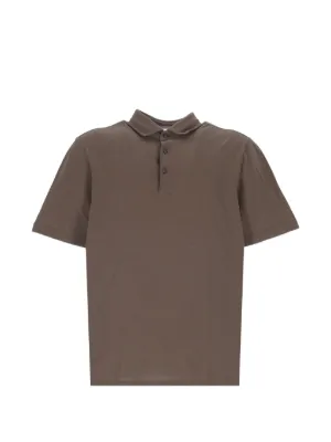 Gran Sasso ケーブルニット ポロシャツ | ブラウン | FARFETCH JP