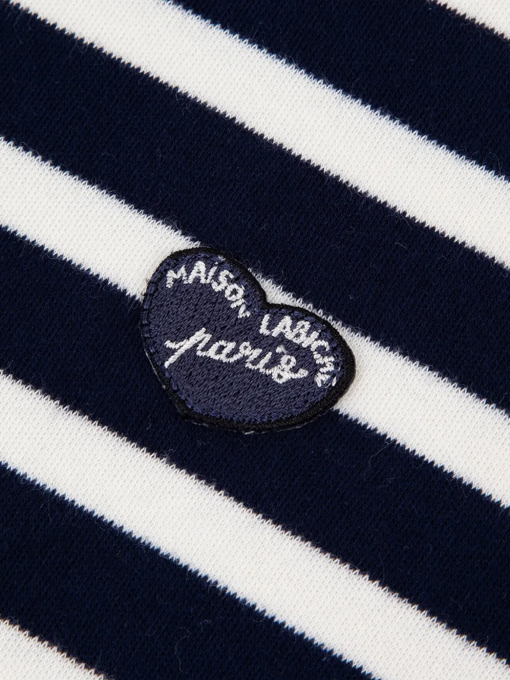  Maison Labiche Camiseta Pears A Rayas - Azul 