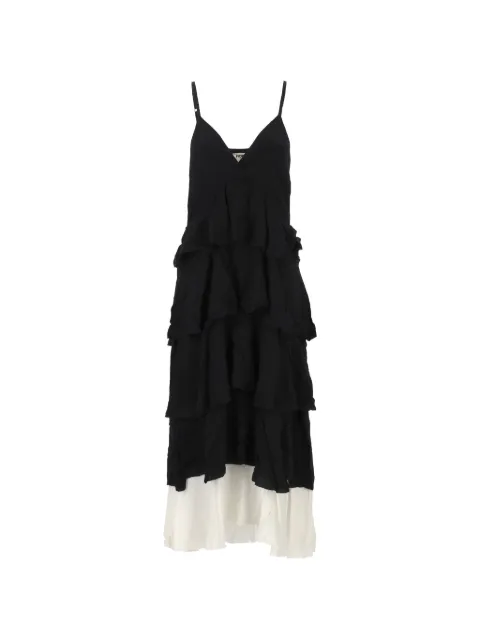 Fiorucci Midi ruffled tiered dress