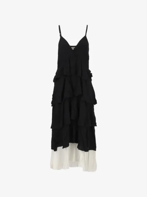 Fiorucci Midi ruffled tiered dress