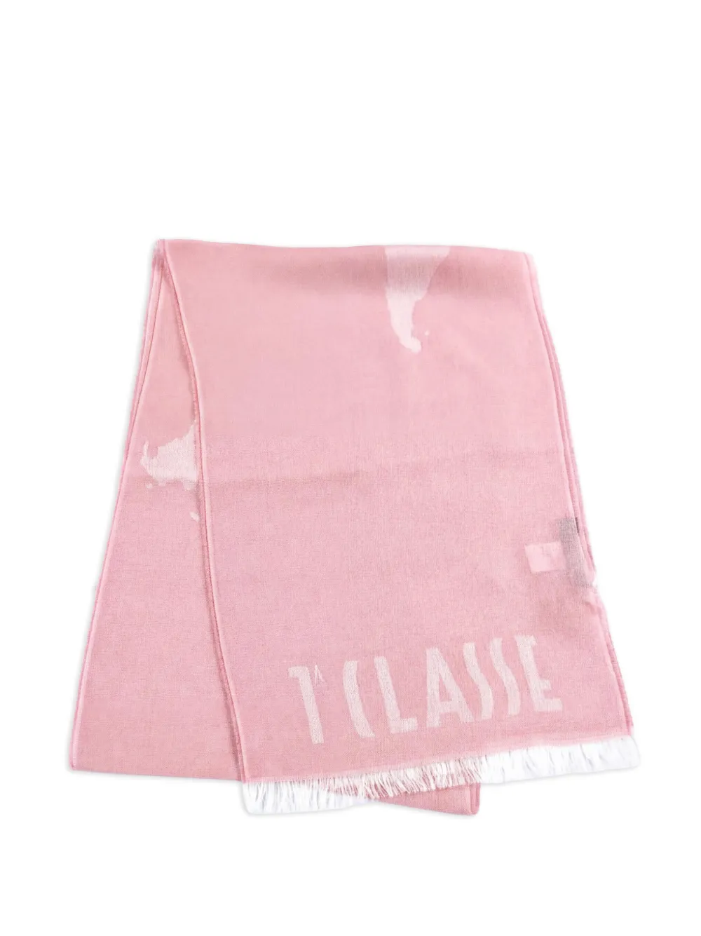 ALVIERO MARTINI 1° CLASSE logo-print scarf - Rosa