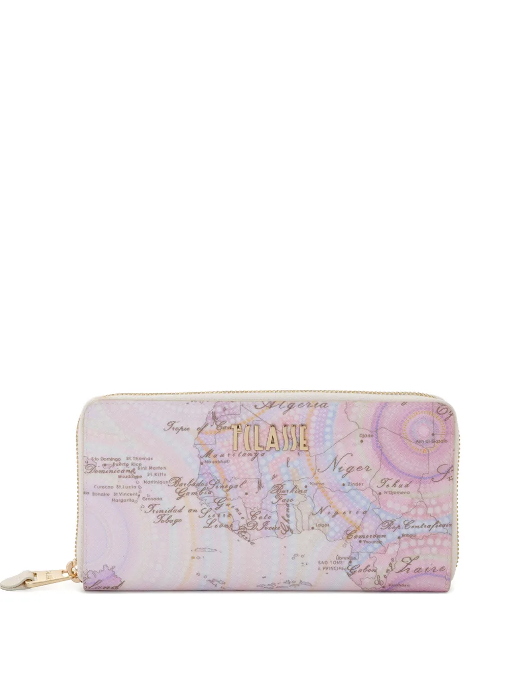 ALVIERO MARTINI 1° CLASSE Portafoglio Geo Dots Art con zip - Rosa