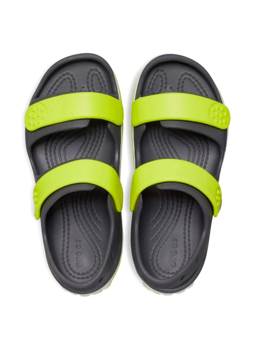 Crocs Kids Sandalen met klittenband Grijs
