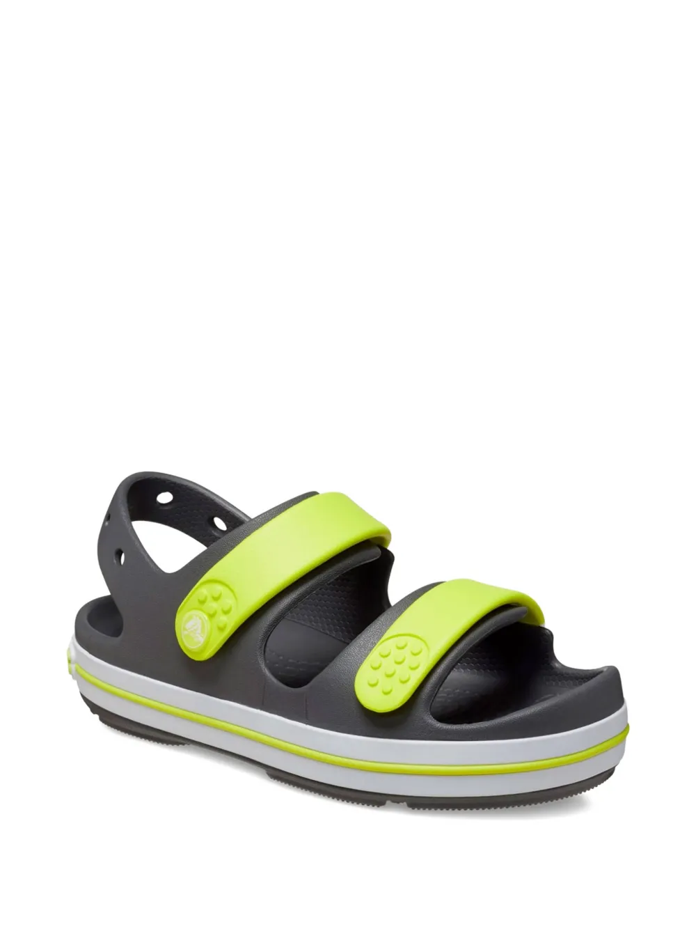 Crocs Kids Sandali con chiusura a strappo - Grigio