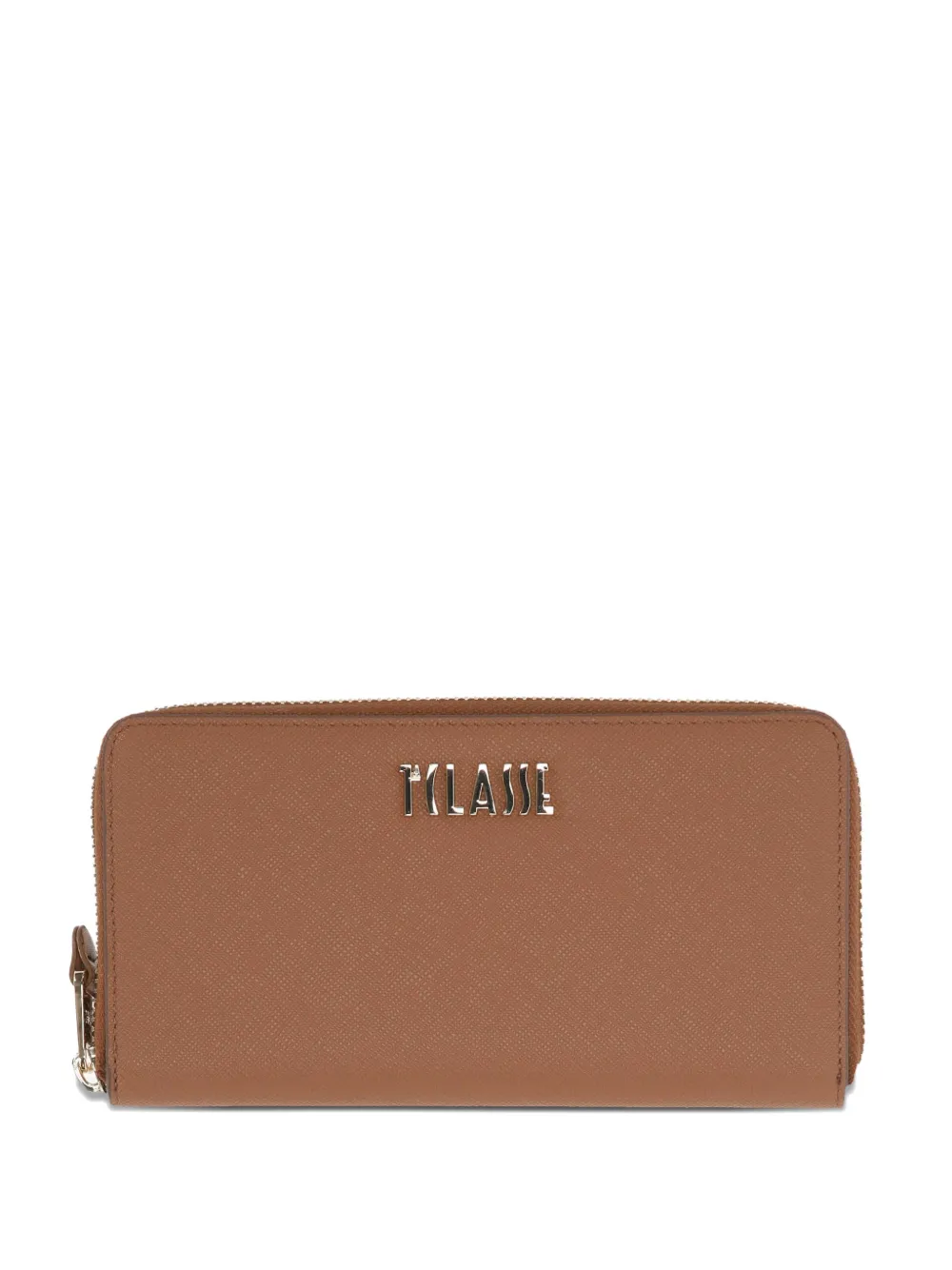 ALVIERO MARTINI 1° CLASSE logo-plaque zip-around wallet - Marrone