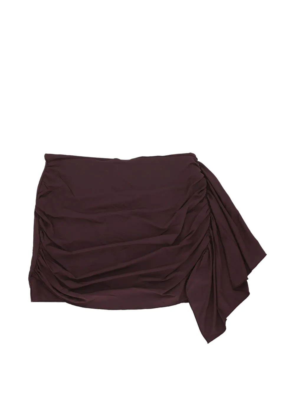 Federica Tosi ruched draped mini skirt - Violett