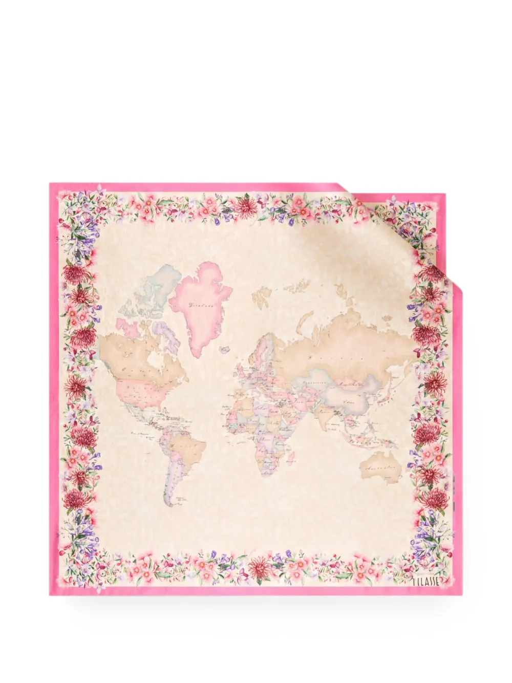 ALVIERO MARTINI 1° CLASSE floral-print scarf - Toni neutri