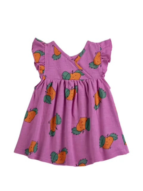 Bobo Choses fruit-print ruffled dress