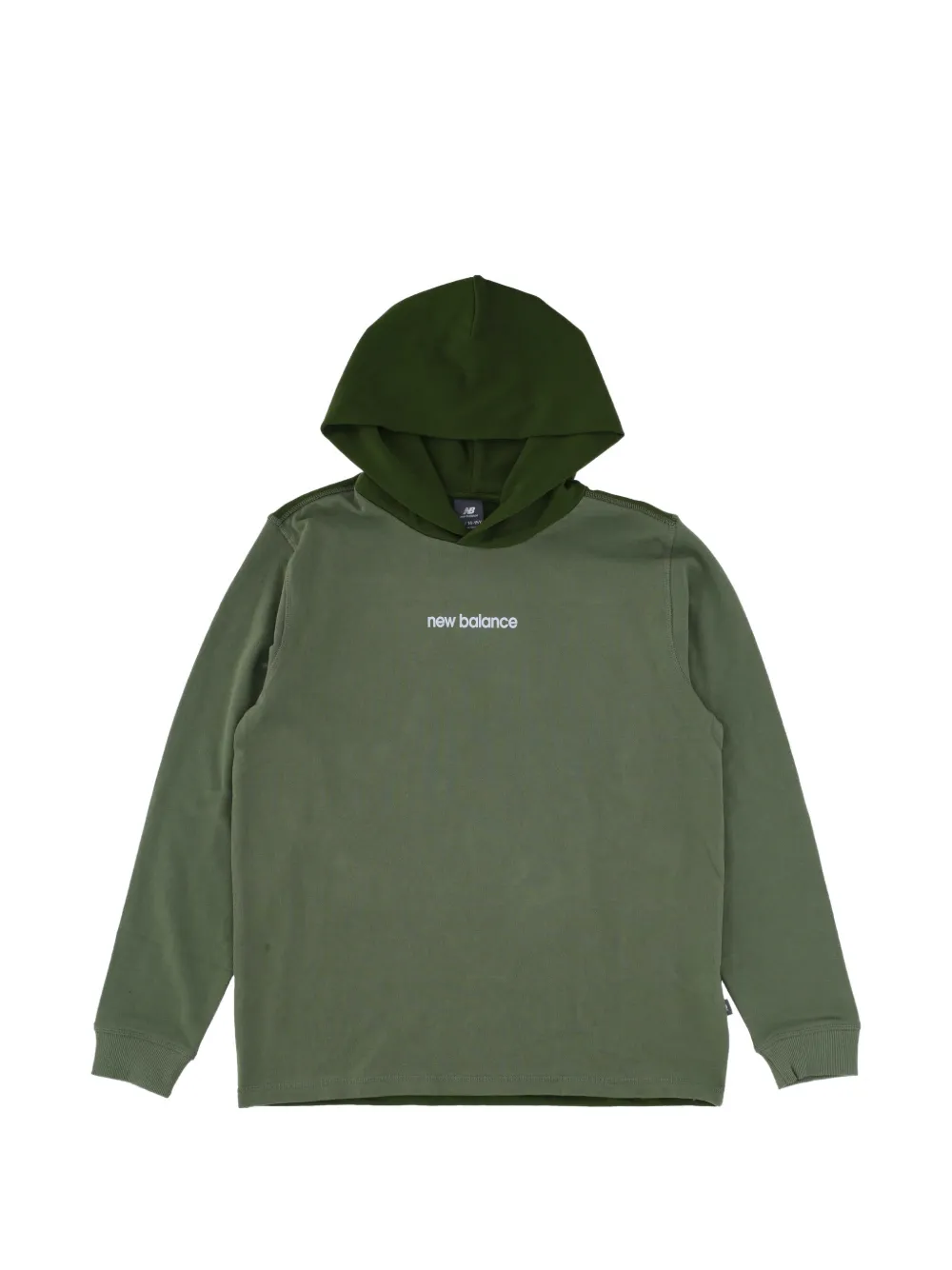 New Balance Kids logo-print hoodie - Grün