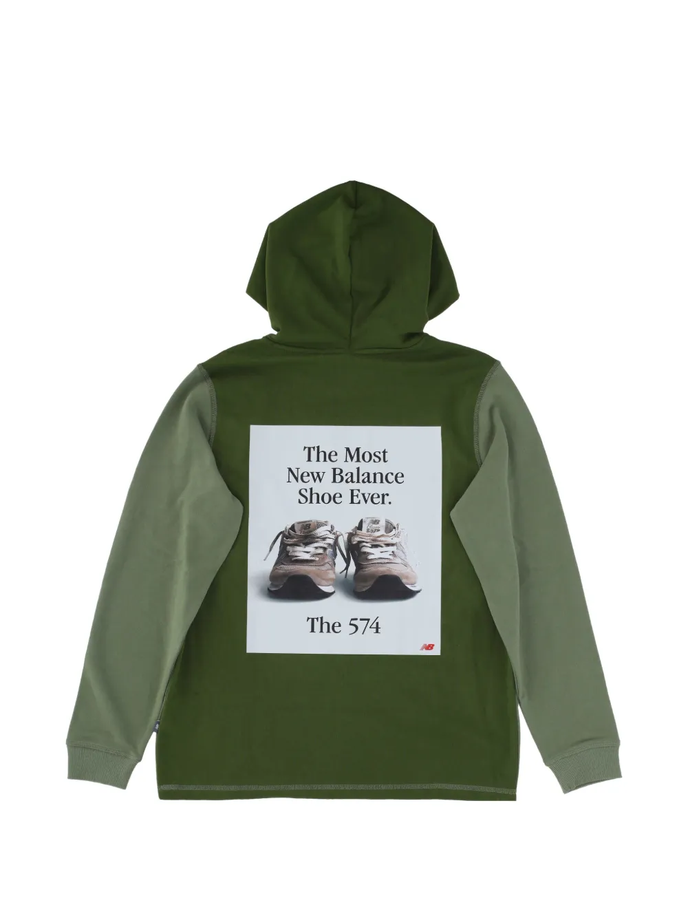 New Balance Kids Hoodie met logoprint Groen