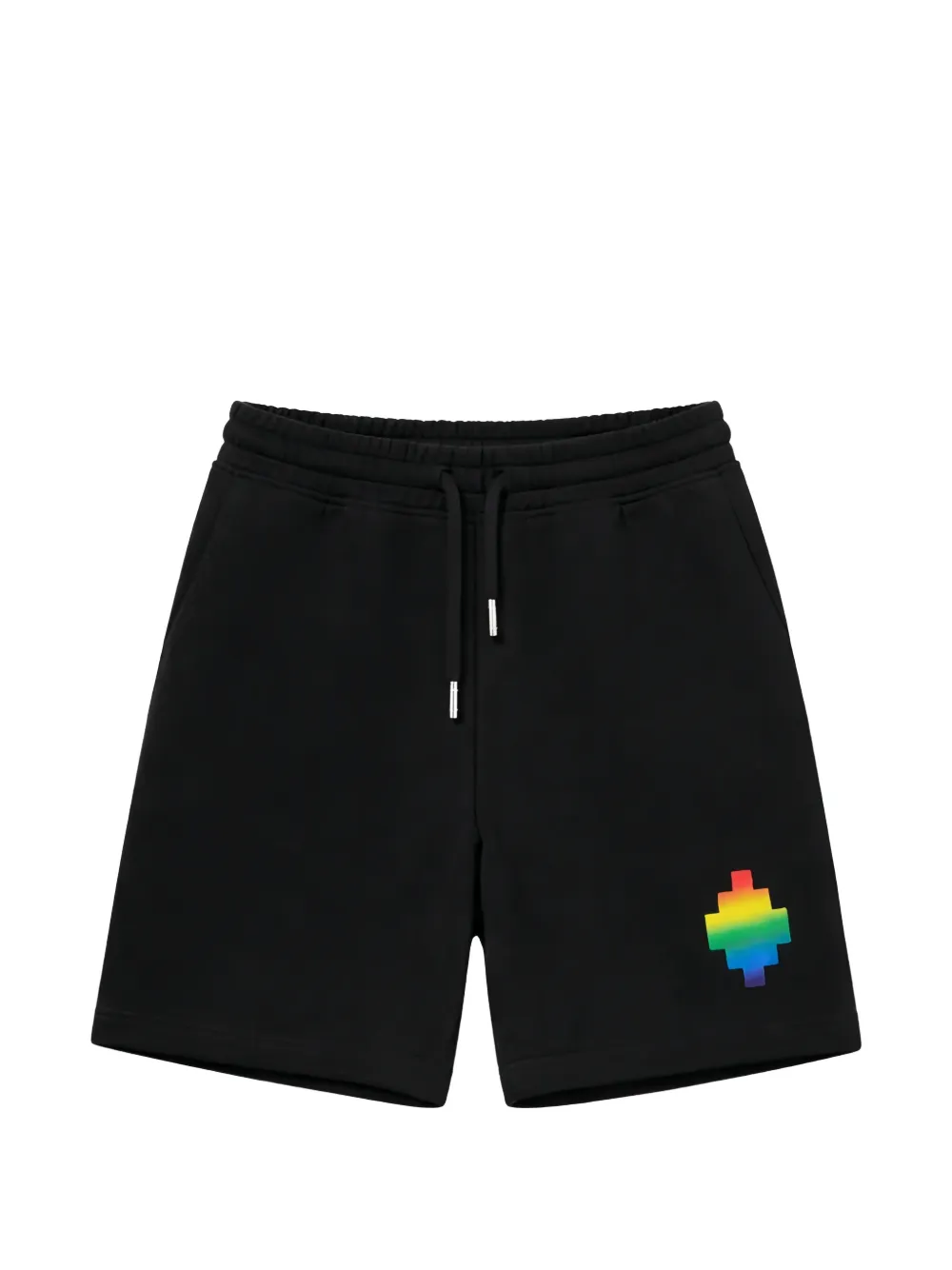 COUNTY OF MILAN KIDS Cross-logo drawstring shorts - Nero